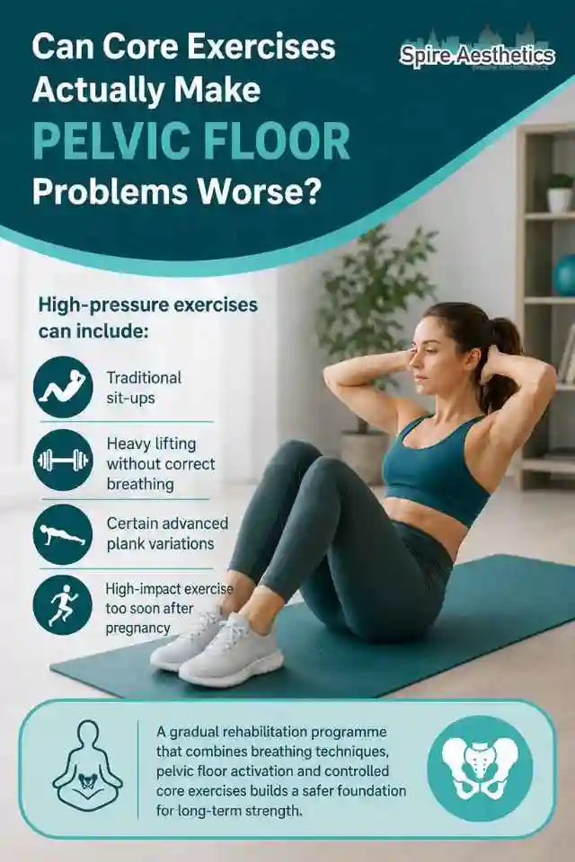 Can Strengthening Your Core Alone Actually Make Pelvic Floor Problems Worse Rowley Regis?